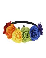 Large Multi Coloured Flower Garland