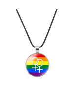 Wholesale Gay Pride Necklace With Lady Symbols