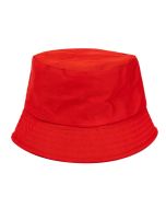 Plain Red Bucket Hat