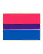 Wholesale bisexual pride enamel pin badge LGBTQ badges