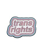 Wholesale New LGBTQ+ Themed Enamel Badges - TRANS RIGHTS. Available to buy in increments of 10