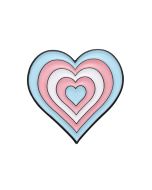 Wholesale Transgender Heart Shaped Enamel Badge