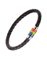 Wholesale gay pride magnetic bracelet