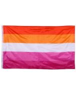 Wholesale new lesbian pride flag.  3ft by 5ft..  Also available, transgender flags, MLM flags, non binary flags, lesbian flags, bisexual flags and pansexual flags.