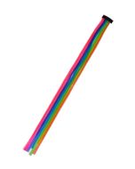 Wholesale gay pride clip in rainbow hair extension.  LGBTQ accessories for gay pride festivals and gay pride parties.  Many fast selling gay pride items available.