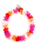 Wholesale lesbian pride leis for gay pride festivals and events.  Also available, rainbow, transgender lei, bisexual leis, non binary lei and pansexual lei  6.5cm flowers