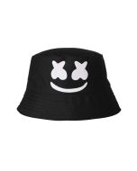 Wholesale bucket or hat sun hat with cross eye design.  These wholesale bucket hats are fantastic sellers and make great wholesale fashion accessories or wholesale festival wear.