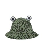 Poison Dart Frog Bucket Hat Dark Green