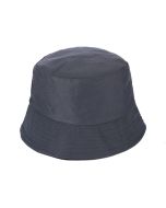 Wholesale bucket hats in grey cotton.  These fashionable grey wholesale bucket hats are foldable, washable and functionable sun hats.