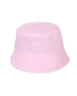 Wholesale Bucket Hats in Baby Pink Cotton Wholesale Sun Hats.  These wholesale bucket hats are foldable, washable and functionable sun hats.