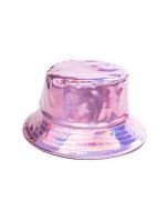 Baby Pink Holographic Bucket Hat