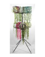Display stand with 120 garlands