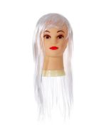 Long White Fringe Wig