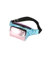 Pink and turquoise bum bag