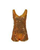 Gold Sequin One Piece