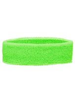 Neon green head band