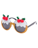 Christmas pudding glasses