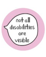 Wholesale Neurodivergent Disability Badge, Available to buy in increments of 10