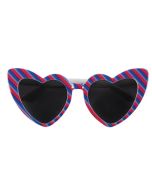 Wholesale bisexual pride sunglasses.  LGBTQ gay pride festival sunglasses.  Ideal festival wear accessories.  Also available transgender, non binary and bisexual.