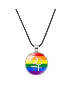 Wholesale Gay Pride Necklace With Lady Symbols