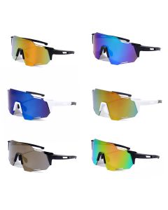 Wholesale Visor Sunglasses Sold in Mixed Packs Of 12