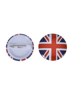 Wholesale Union Jack Pin Badge, Available to buy in increments of 10
