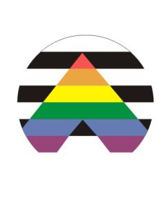 Wholesale straight ally pride LGBTQ button pin badge 2.5cm  
