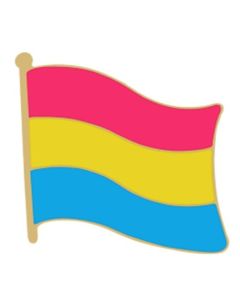 Wholesale pansexual pride flag enamel pin badge LGBTQ badges also available transgender, bisexual, lesbian, non binary and progressive