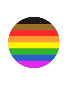 Wholesale new 8 colour gay pride LGBTQ button pin badge 2.5cm