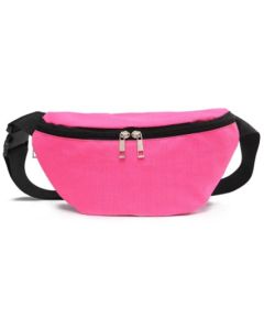 Wholesale large neon pink bum bag, fanny pack, cross body bag.  Fast selling festival bumbags with adjustable straps.  Great festival wear accessories.