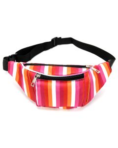 Wholesale lesbian colours bum bag with adjustable strap and pockets
