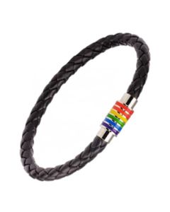 Wholesale gay pride magnetic bracelet