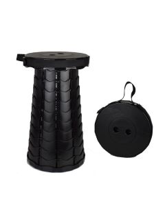 Black Collapsible Stool