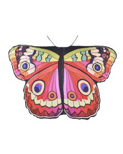 Wholesale butterfly wings / cape in red.  Also available red butterfly wings, multicoloured butterfly wings and blue butterfly cape