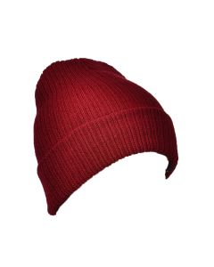 Wholesale burgundy coloured beanie hats.  Fast selling bwholesale beanie hats available in several colours.