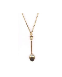 Gold Spoon Necklace