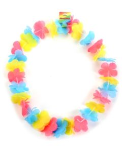 Wholesale pansexual pride leis for gay pride festivals and events.  Also available, rainbow, transgender lei, bisexual leis, lesbian lei and non binary lei  6.5cm flowers