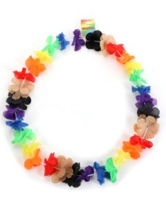 Wholesale gay pride leis new 8 colour gay pride leis.  Also available, rainbow leis , transgender leis, bisexual leis, lesbian leis and non binary leis  6.5cm flowers