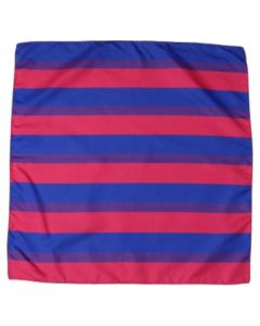 Wholesale bisexual pride bandana neckerchief.   Also available non binary, progressive, pansexual, straight ally, lesbian, transgender, MLM, lesbian and straight ally.