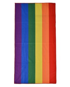 Wholesale gay pride rainbow microfiber beach towel 70cm x 140cm  LGBTQ beach towels available in new 8 colour, bisexual, non binary, lesbian and transgender