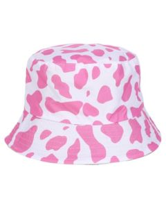 Wholesale childrens sun hats bucket hats fisherman hats for kids or very small headed people.  Girls sun hats fast selling designs, pink cow print sun hat .