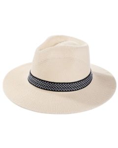 Wholesale fedora hat, natural straw colour fedora hat ideal sun hat or festival hat these fedora hats are decorated with a belt decor and make a fast selling festival wear accessory