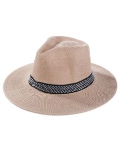 Wholesale fedora hat, brown fedora hat ideal sun hat or festival hat these fedora hats are decorated with a belt decor and make a fast selling festival wear accessory