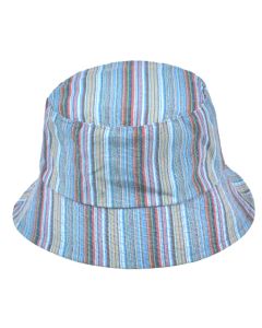 Wholesale hippy bucket hat in light turquoise.  These sun hats are fast sellers and ideal rave hats, fisherman hats, festival hats or dance hats.  Great selling sun hats.