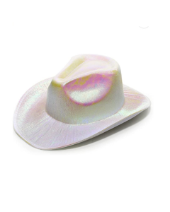 Wholesale Holographic Pearl Fedora Hat