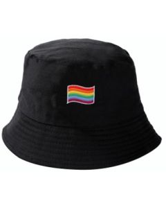 Wholesale gay pride bucket hat with pride flag