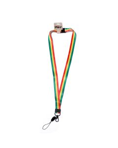 Wholesale Rasta Lanyard