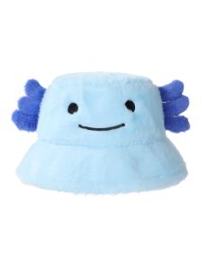 Blue Axolotl Fluffy Bucket Hat
