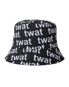 Twat Print Bucket Hat