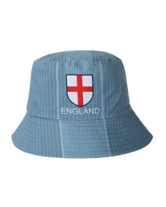 Grey Retro England Bucket Hat